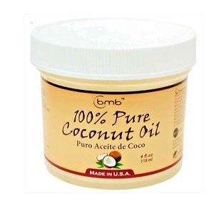 bmb 100% Pure Coconut Oil for Hair and Skin 4 oz